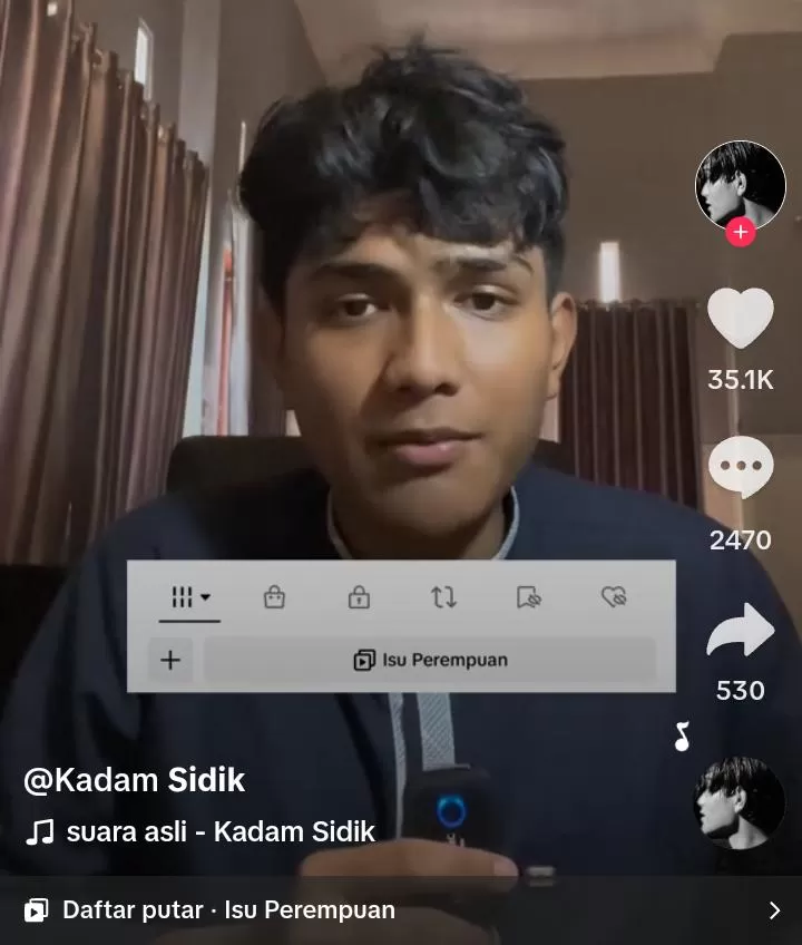 Membenci Poligami Jadi Murtad? Ini Menurut Kadam Sidik  ((Foto: Genmuslim.id/dok: Tiktok: Kadam Sidik))
