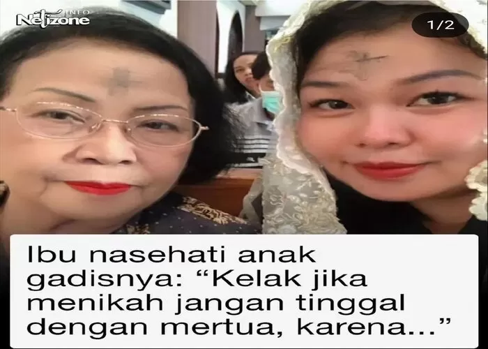 Potret ibu nasehati anak gadisnya supaya tidak tinggal serumah dengan mertua (GENMUSLIM.id/dok: Instagram/@duniapernikahankita)