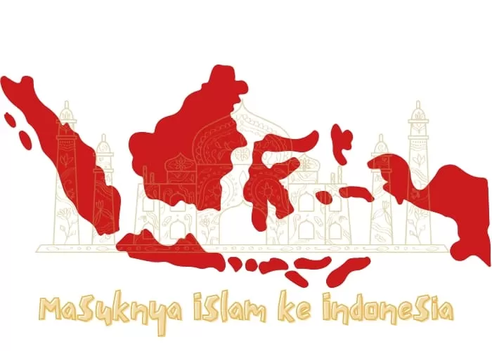 Ilustrasi masuknya Islam ke Indonesia (GENMUSLIM.id/dok: Instagram/ Aisyah Tsabita )