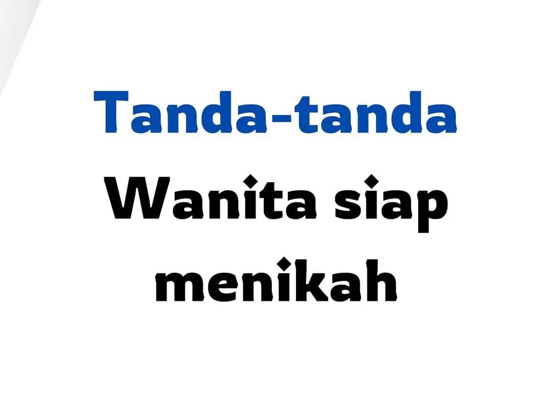 Tanda Perempuan Siap Menikah (GENMUSLIM.id/dok: Instagram /@maulanaumar_)