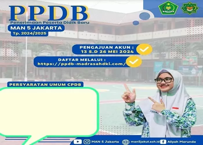 Ragam jalur PPDB Madrasah Aliyah Negeri (Foto: GENMUSLIM.id/dok: Instagram @man5jakarta)