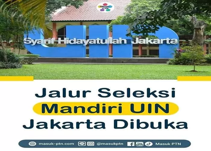 Info penerimaan mahasiswa baru UIN Syarif Hidayatullah Jakarta ((Foto: GENMUSLIM.id/dok: Instagram @masukptn))