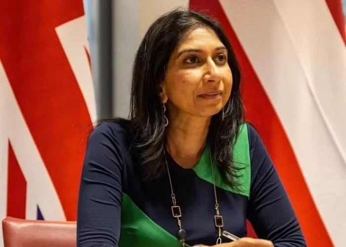 Suella Braverman kepada mahasiswa pro Palestina ((Foto: GENMUSLIM.id/dok: Instagram @suellabraverman))