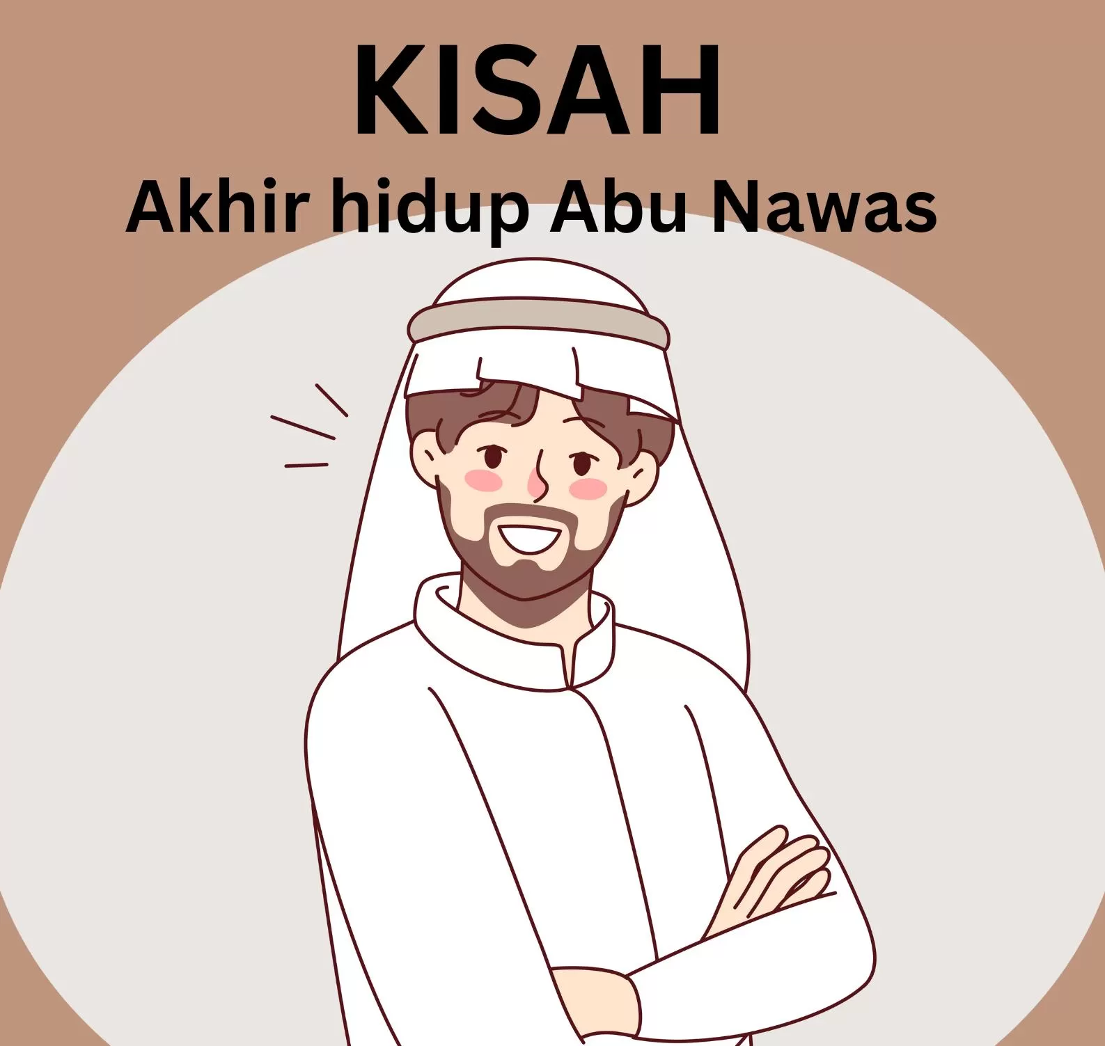 Keterangan: syair Abu Nawas yang membuat Imam Syafi'i menangis (Foto: Genmuslim.id/dok: canva Atma)