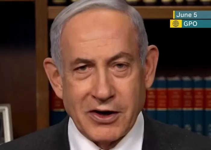 Benjamin Netanyahu dalam memperingati pawai bendera di Yerusalem (foto: GENMUSLIM.id/Dok: Instagram @trtworld)