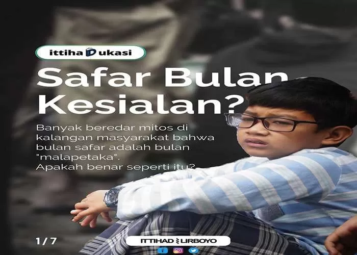 Mitos seputar bulan Safar (Foto: Genmuslim.id / dok. Instagram @ittihadlirboyo)
