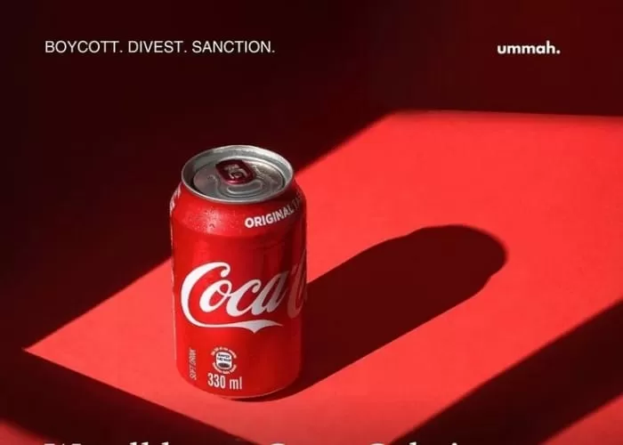 Coca Cola dan gerakan boikot dunia (foto: GENMUSLIM.id/Dok: Instagram @ummahdirectory)