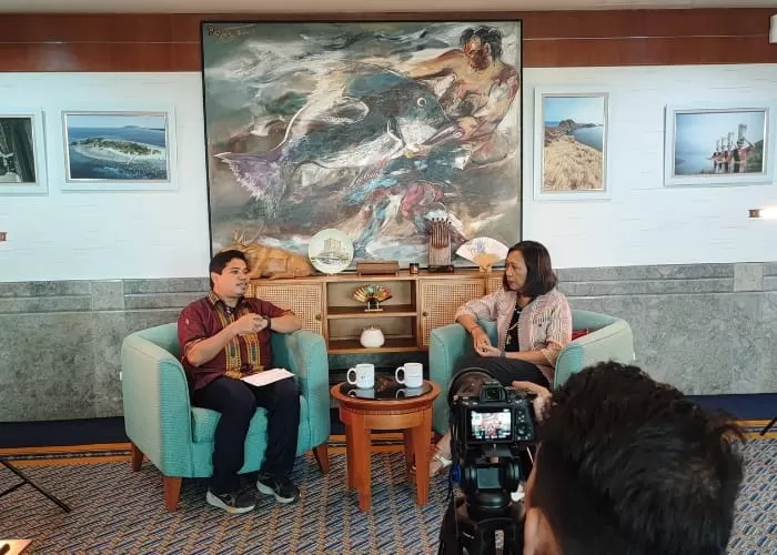 Ni Made Ayu Marthini berbicara mengenai pariwisata Indonesia (foto: GENMUSLIM.id/Dok: Liputan Khusus)