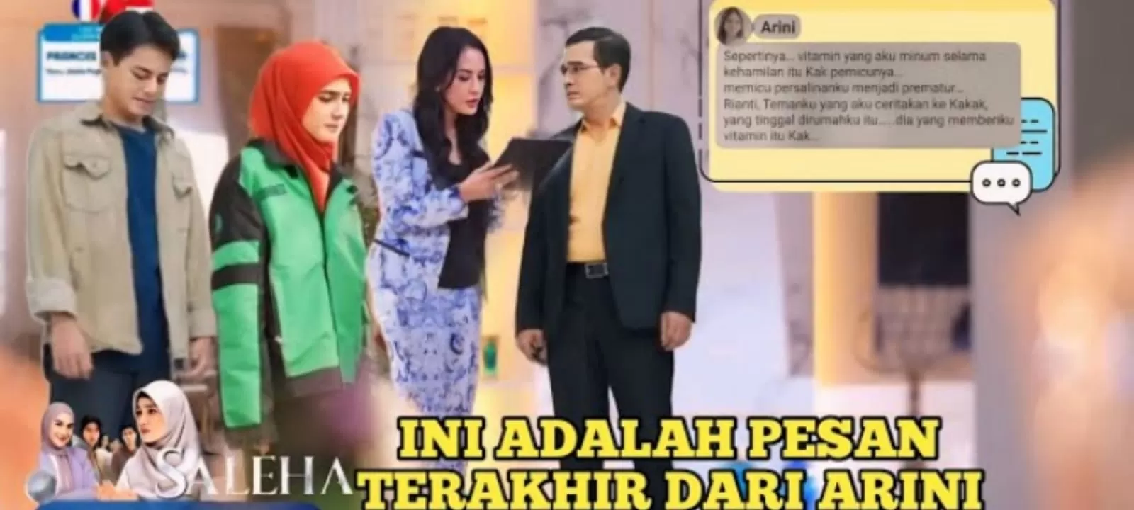 Sinetron Saleha 1 Agustus 2024 ( (Foto: Genmuslim.id/dok. Youtube KS Channel))