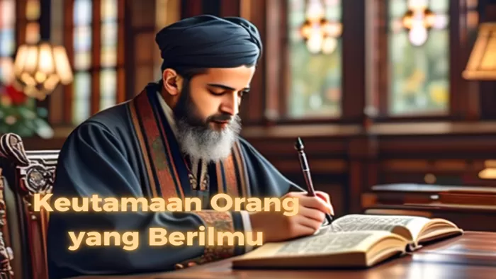Salah satu keutamaan orang yang berilmu.  ((Foto: GENMUSLIM.id / Dok: Canva Dhany))