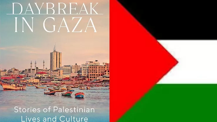 Buku Daybreak in Gaza Tentang Kehidupan di Jalur Gaza Sebelum dan Sesudah Konflik Oktober 2023 ((Foto: Genmuslim.id/dok: amazon.co.uk))