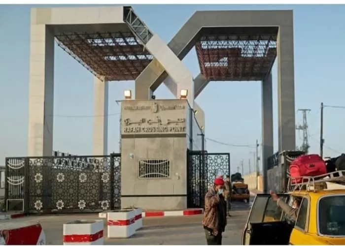 Perbatasan Rafah yang menghubungkan antara Mesir dan Gaza yang kini tidak beroperasi sebagaimana mestinya. (foto: GENMUSLIM.id/Dok: Instagram @kasihpalestina)