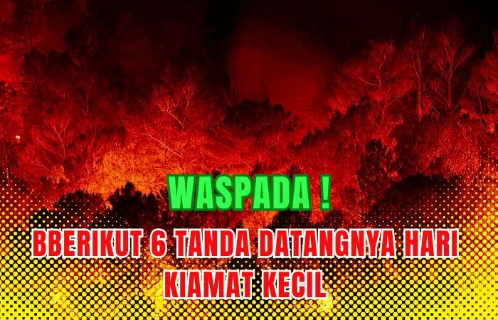 Harus waspada ada 6 tanda hari kiamat kecil yang akan terjadi  ((foto: Genmuslim.id/ dok. canva @jlujuro))