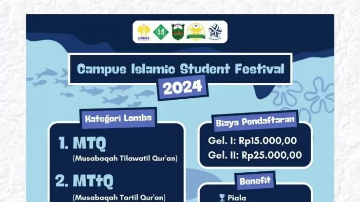 UKMTQ Universitas Negeri Semarang Selenggarakan Campus Islamic Student Festival 2024 (Foto: Genmuslim.id/ dok. Instagram @ukmtq_unnes)