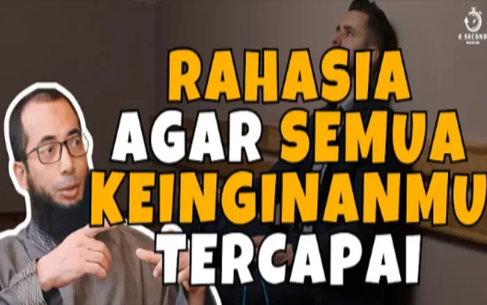 ni rahasia agar semua keinginanmu tercapai menurut Ustadz Khalid Basalamah (Foto: GENMUSLIM.id/dok: YouTube 6 Second Muslim)