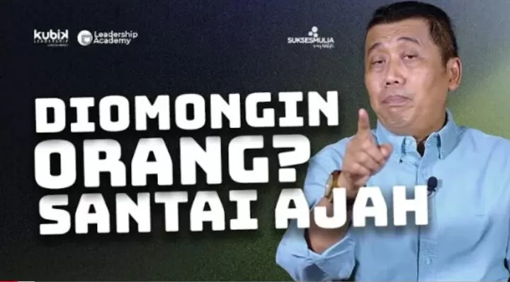 Diomongin Orang? Berikut Cara Meresponnya dengan Bijak Agar Tidak Merugikan Diri Sendiri.  (Foto: GENMUSLIM/dok: Youtube Jamil Azzaini)