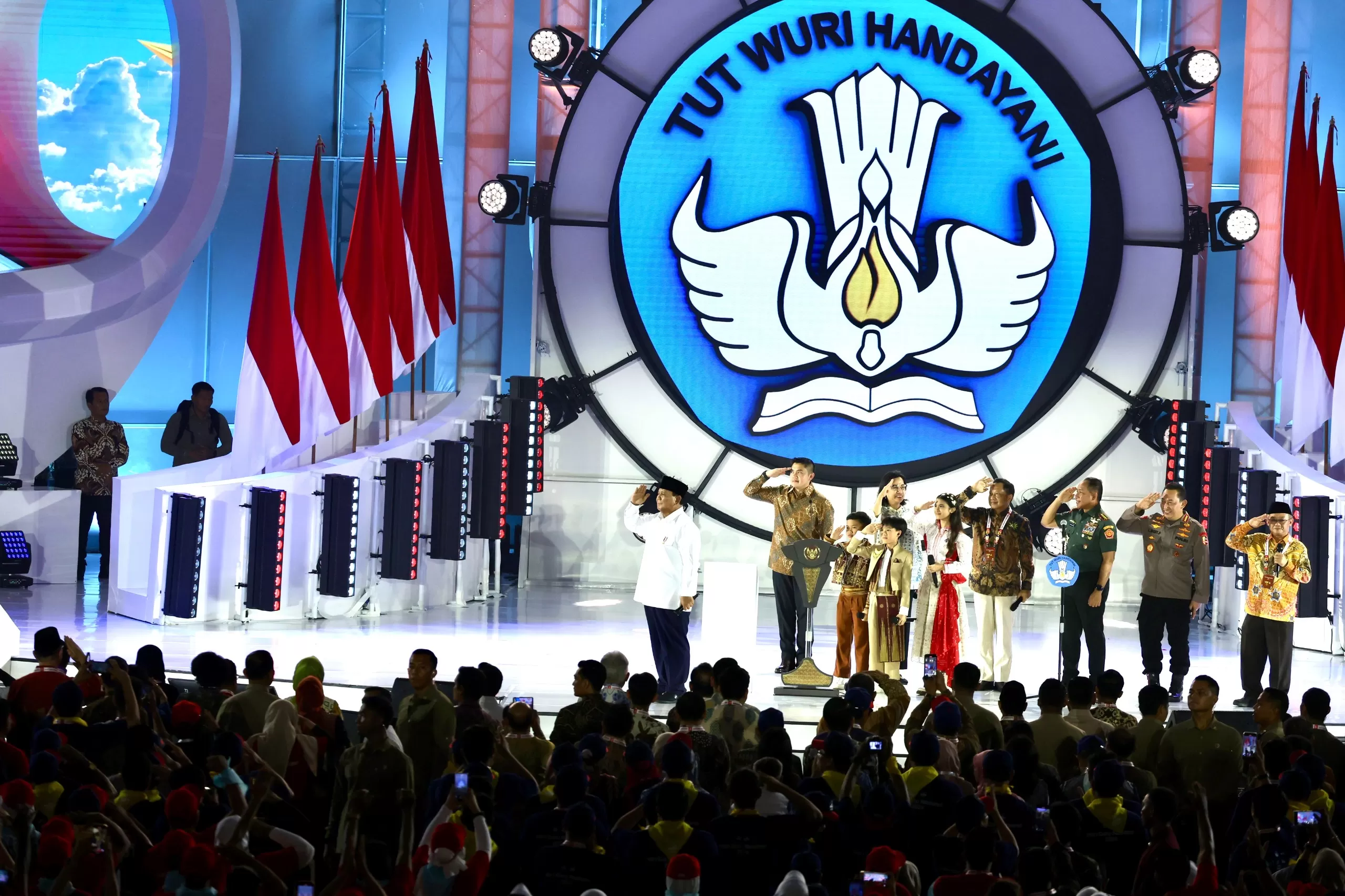 Potret Presiden Prabowo Saat Hadiri Pidato Naikan Gaji Guru pada Hari Guru Nasional 2024 (Foto: GENMUSLIM.id/dok: Tim Presiden Prabowo)