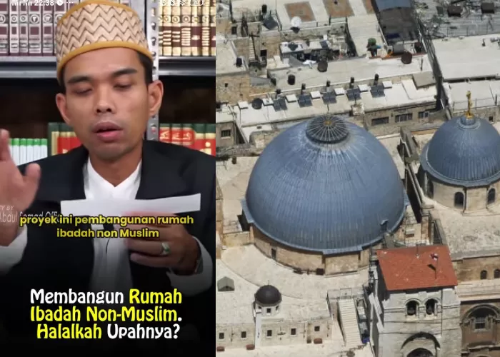 Penjelasan Ustadz Abdul Somad Mengenai Hukum Membangun Rumah Ibadah Non Muslim (Foto: GENMUSLIM.id/dok: TikTok @Apa Hukumnya?)