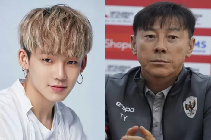 Potret Choi Hyun Suk dan Pelatih Timnas Indonesia, Shin Tae-yong (Foto: GENMUSLIM.id/dok: kolase Instagram @choihyunsuk.id - PSSI)