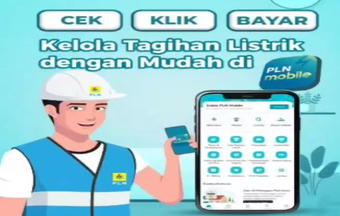 Ilustrasi pembayaran tarif listrik secara online menggunakan aplikasi PLN Mobile (Foto: GENMUSLIM.id/dok: Instagram @pln_id)