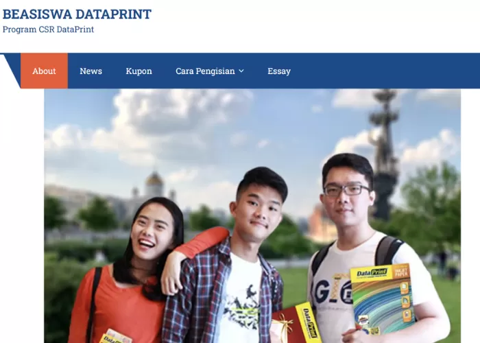 Beasiswa DataPrint yang tersedia untuk SD, SMP, SMA, dan Mahasiswa (Foto: GENMUSLIM.id/dok: beasiswadataprint.com)