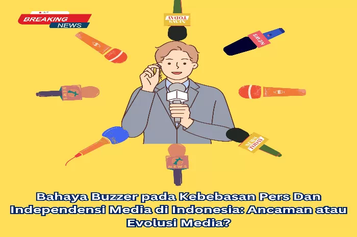 Fenomena Praktik Buzzer Yang Bisa Hancurkan Integritas dan Independensi Media (Foto: GENMUSLIM.id/dok: Musdzalifah Sukmawati/Canva)