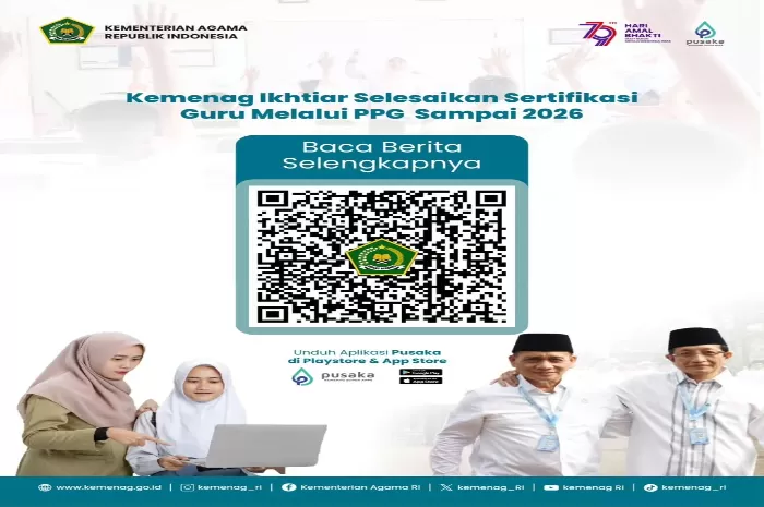Kementerian Agama akan mempercepat pelaksanaan program Pendidikan Profesi Guru (PPG) Dalam Jabatan (Foto: GENMUSLIM.id/dok: Instagram @kemenag_ri)