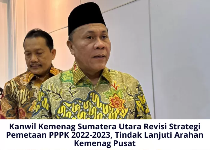 Ahmad Qosbi, dalam kunjungannya ke kantor Kemenag Pusat untuk membahas terkait PPPK (Foto: GENMUSLIM.id/dok: kemenag.go.id/Canva/Mitri Sopiatun)