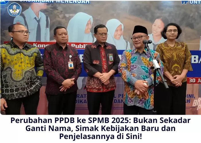 Kemdikdasmen dalam forum konsultasi publik menjelaskan perubahan dari PPDB menjadi SPMB tahun 2025 (Foto: GENMUSLIM.id/Dok: Youtube KEMDIKDASMEN/Canva/Mitri Sopiatun)