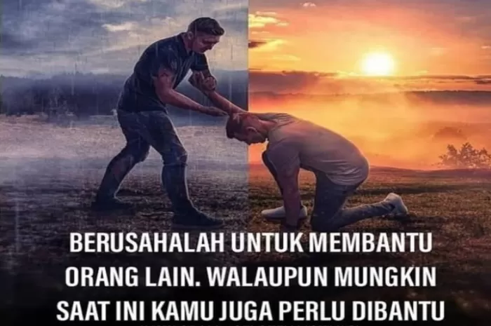 Khutbah Jumat singkat: Membantu Siapa pun yang Membutuhkan Melalui Kepedulian dan Kasih Sayang (Foto: GENMUSLIM.id/dok: Instagram @celoteh.motivasi)