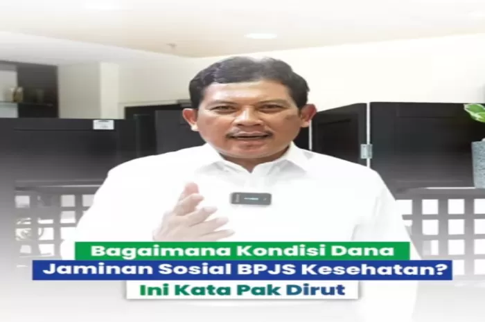 Penjelasan kondisi DJS Dana Jaminan Sosial BPJS Kesehatan oleh Ghufron Mukti (Foto: GENMUSLIM.id/dok: TikTok @bpjskesehatan_ri)