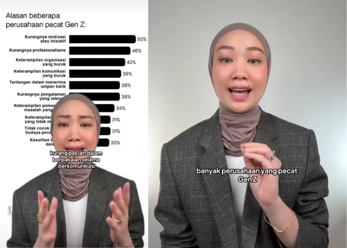 Gen Z banyak yang dipecat gara-gara kurangnya motivasi (Foto: GENMUSLIM.id/dok: TikTok @vmuliana)