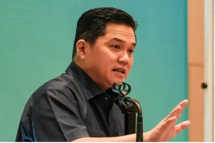 Ketua Umum PSSI, Erick Thohir menanggapi kritik pelatih timnas Indonesia U-23, Gerald Vanenburg soal menit main pemain muda (Foto: GENMUSLIM.id/dok: Instagram @erickthohir)