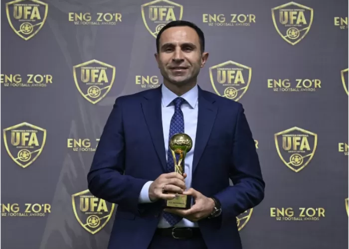 Mantan pelatih timnas Uzbekistan, Timur Kapadze dirumorkan menjadi salah satu kandidat juru taktik timnas Indonesia yang baru (Foto: GENMUSLIM.id/dok: Instagram @uzbekistanfa)