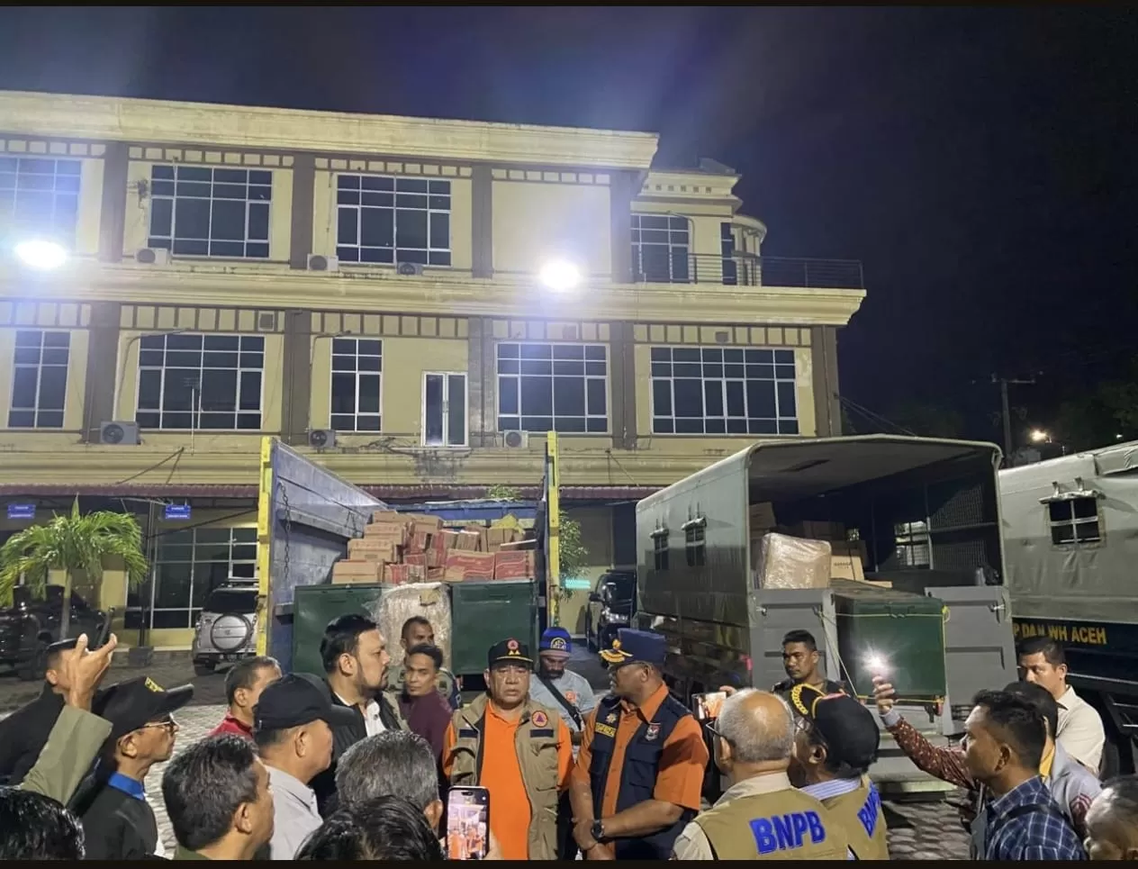 Penyaluran distribusi bantuan oleh BNPB (Dok.BNPB)