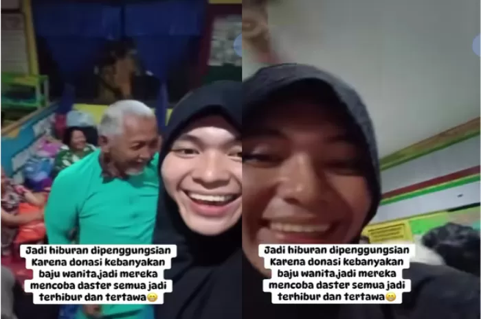 Bantuan pakaian pria krisis di posko pengungsian karena banyak sumbangan pakaian wanita (Foto: GENMUSLIM.id/dok: Instagram @xyz1237252024)