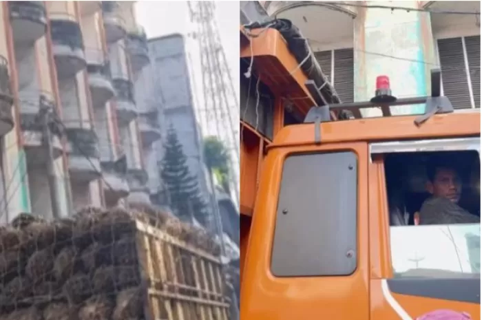 Menyoroti viralnya truk pengangkut sawit yang konvoi melintasi jalanan setelah bencana banjir bandang di Provinsi Aceh (Foto: GENMUSLIM.id/dok: Instagram @jakarta.keras)