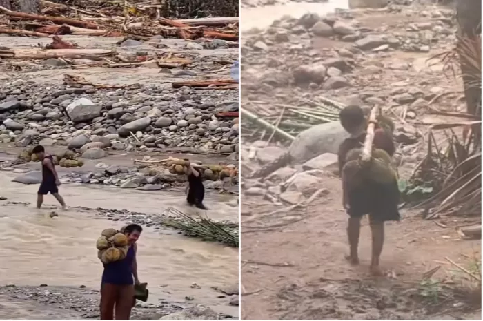 Petani durian di Tapanuli Tengah yang sedang berjuang untuk menjual hasil panen duriannya (Foto: GENMUSLIM.id/dok: kolase Instagram @masjidnurulashri - TikTok @zaits_bf)