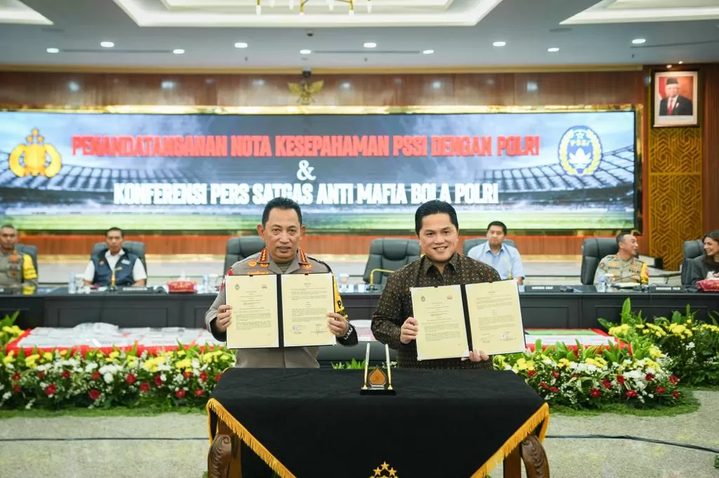 Pengungkapan Mafia Bola Tanpa Pandang Bulu , Erick Thohir: PSSI Transparan Dan Siap Diinvestigasi (ist/langitviral.com)