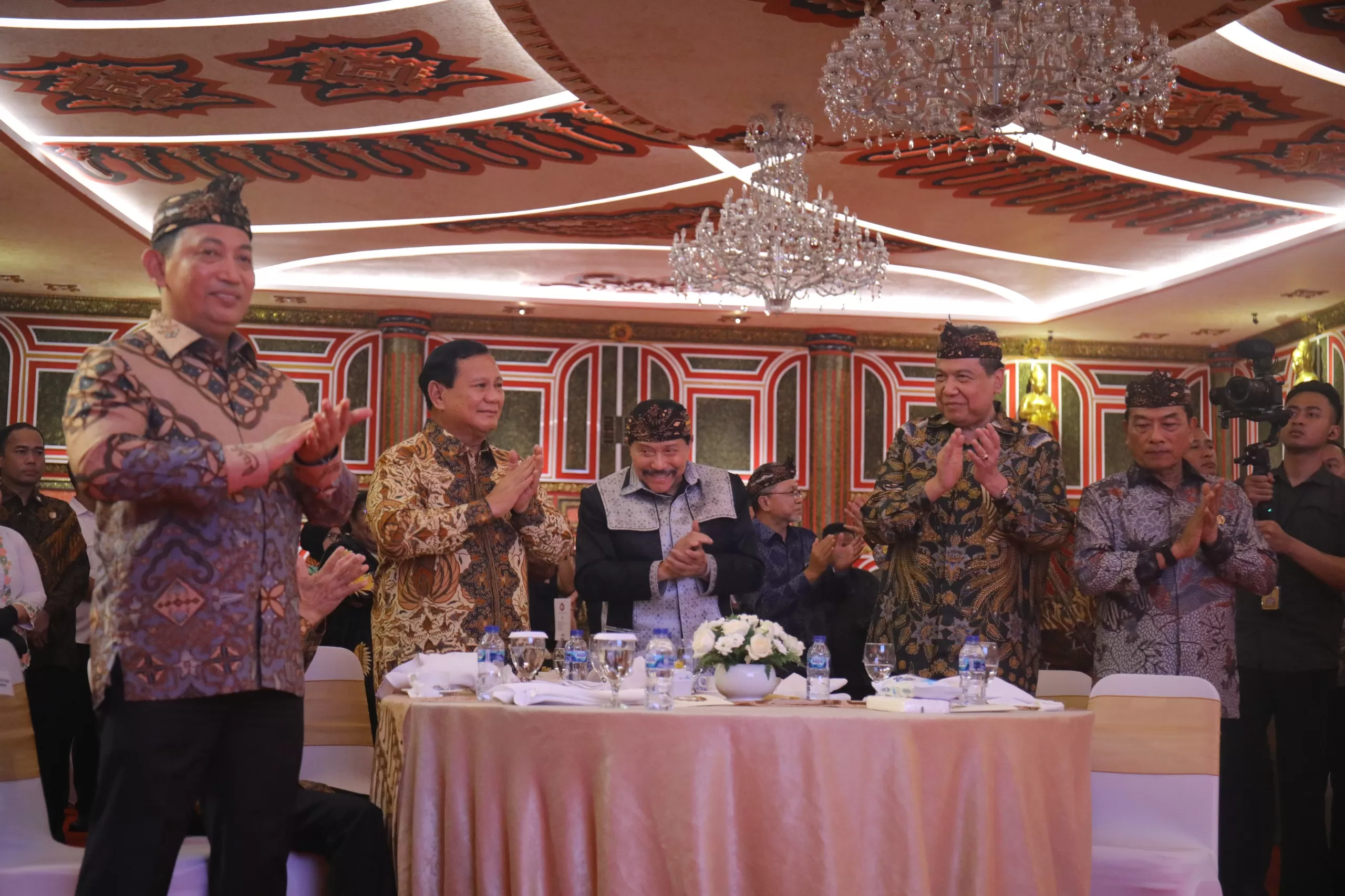 Hadiri HUT Hendropriyono, Prabowo Apresiasi Inisiatif Penghormatan terhadap Budaya Indonesia (ist)