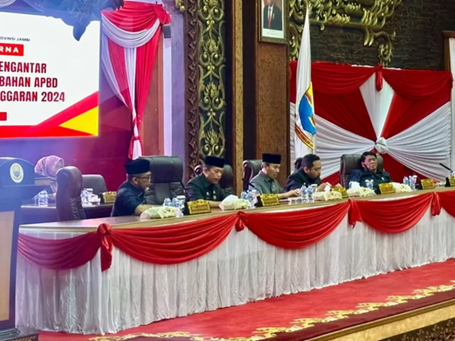 DPRD Provinsi Jambi Gelar Rapat Paripurna Bahas Nota Pengantar Perubahan APBD 2024