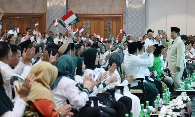 Prabowo hadiri pembukaan 'Forum Sinergitas Legislator PKB' di Jakarta. (istimewa)