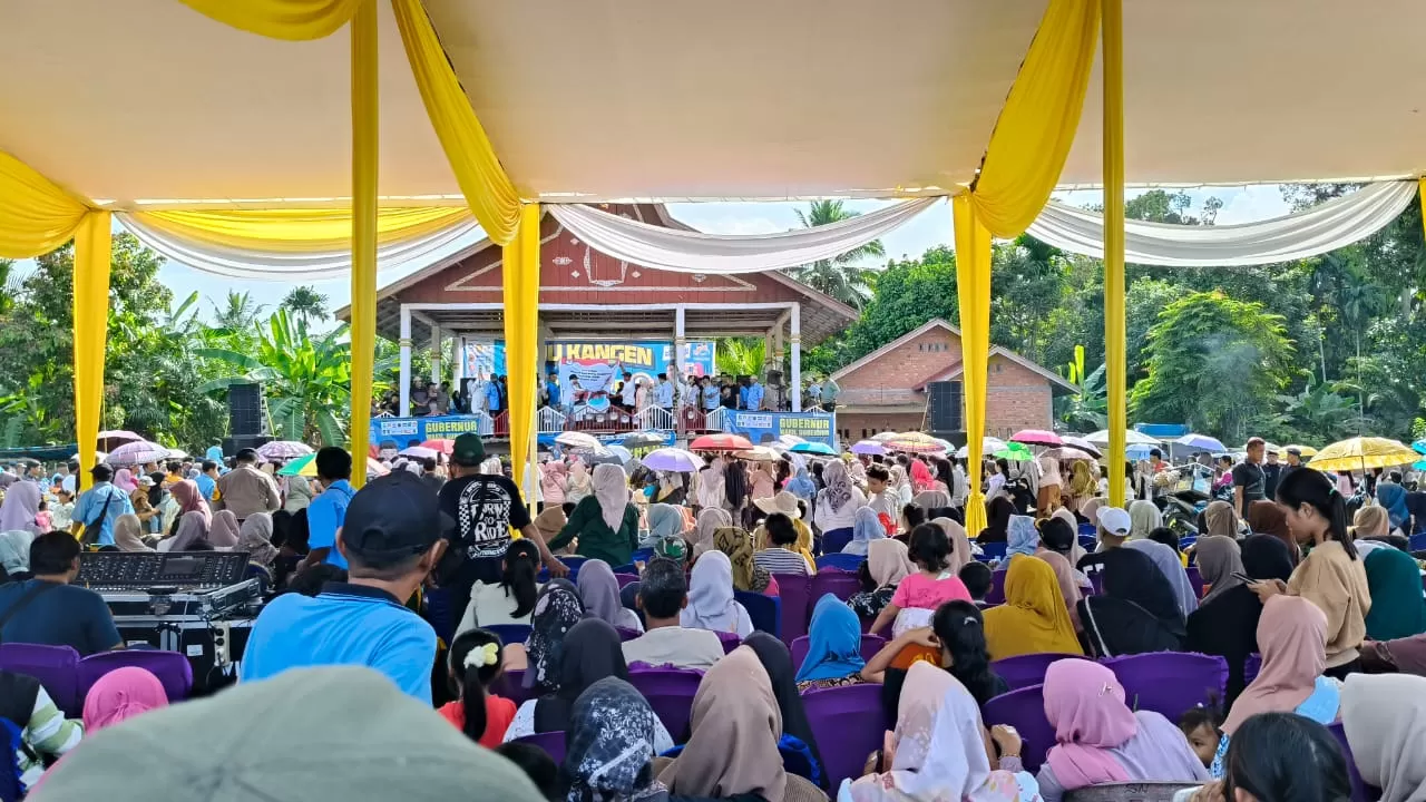 Ribuan Warga Tebo Ulu Hadiri Silaturahmi dengan Al Haris