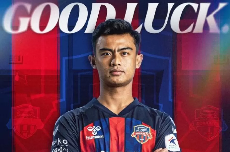 Pemain Timnas Indonesia yang resmi dilepas klub asal Korea Selatan (Korsel), Suwon FC. (Instagram.com/@suwonfc)  