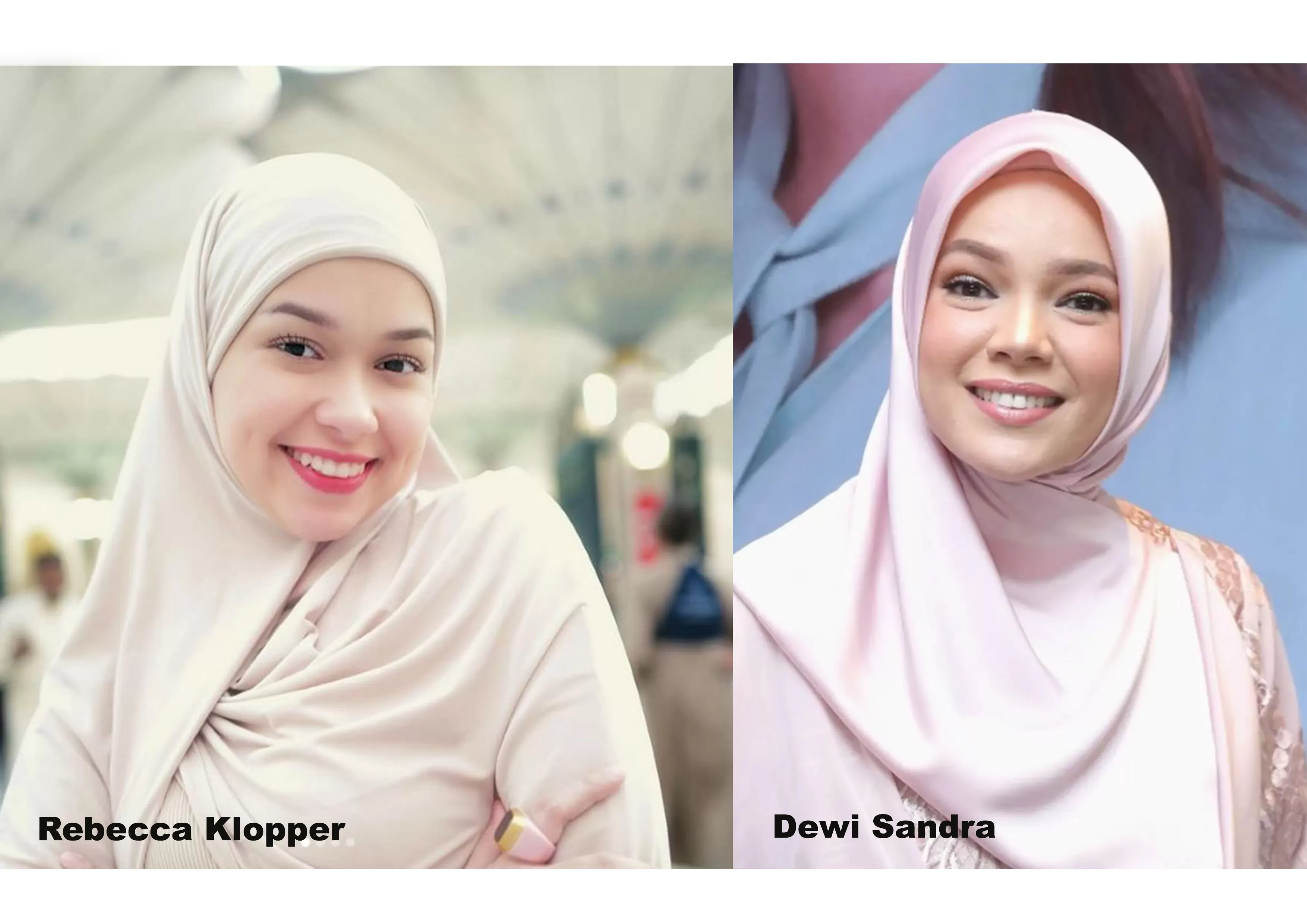 Tampil Anggun Berhijab Saat Umroh Rebecca Klopper Dipuji Mirip Dewi  Sandra.. - Radar Jogja