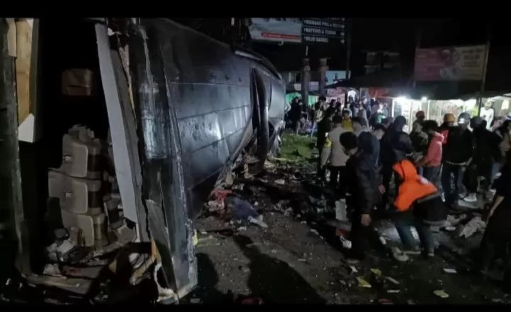 Tragedi Kecelakaan Bus Siswa SMK di Ciater 11 Orang Tewas