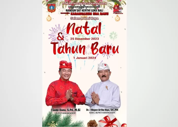 Bupati Dan Wakil Bupati Karangasem Ucapkan Selamat Natal Dan Tahun Baru ...