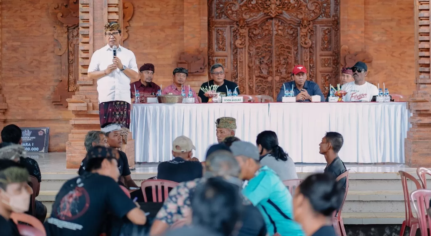 Buka Turnamen Ceki Sekda Badung Dukung Pengembangan Olahraga Rekreasi