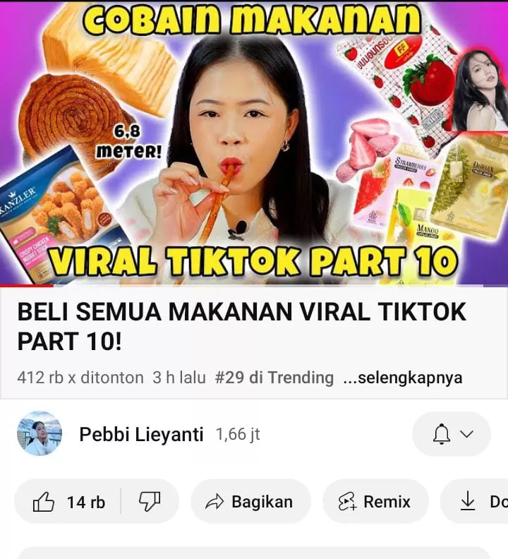 Trending! Makanan Viral TikTok, Simak Berikut Ini Makanannya Dari ...