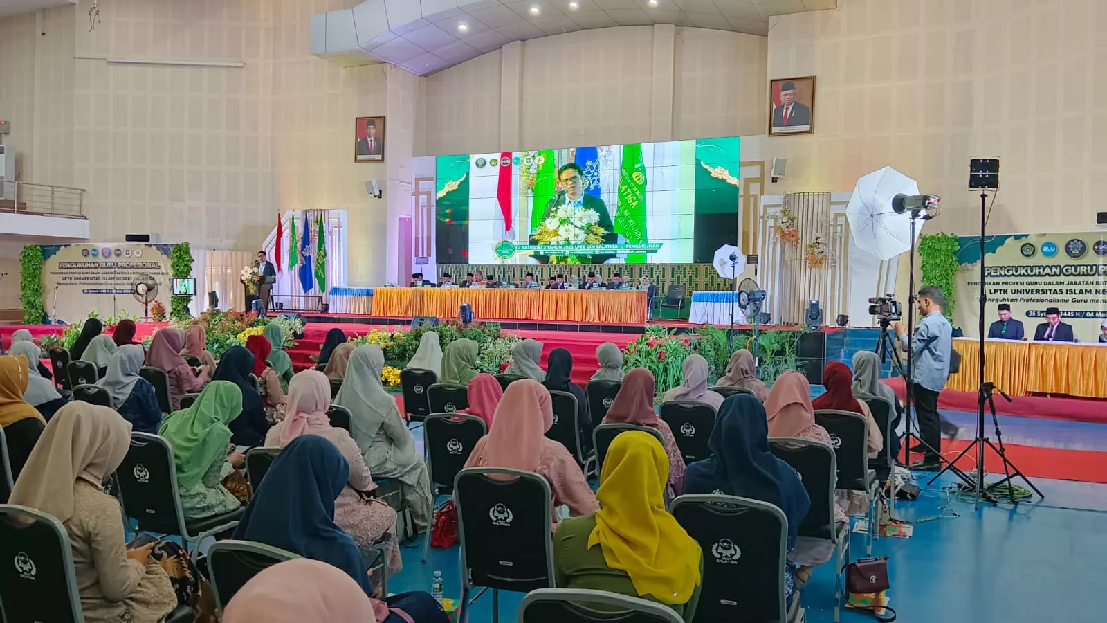 Ki Hajar Dewantara Menjadi Inspirasi Uin Salatiga Kukuhkan 336 Guru